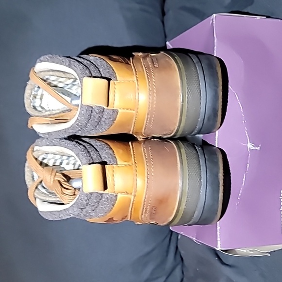 Sorel Kinsgston Peak Men’s Brown Leather Rubber‎ Lace Up Boots Size 8 NM1589-281 - Picture 3 of 10